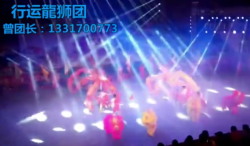 都江堰舞龙舞狮表演 。